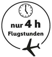 Flugdauer Azoren