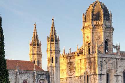 Anblick des Hieronymusklosters in Lissabon