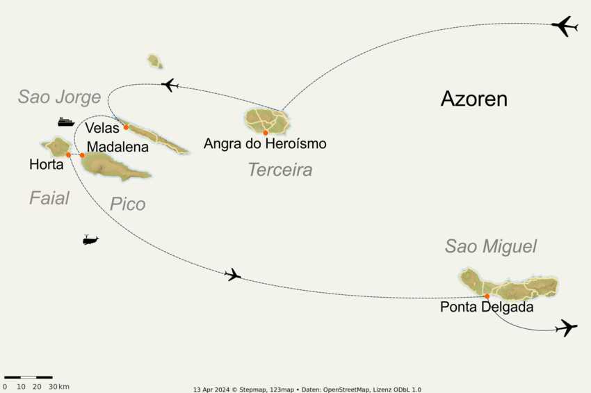 Karte-gefuehrte-rundreise-azoren-inselhopping-auf-5-inseln