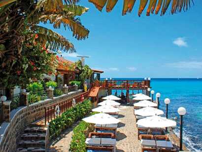 Odjo d'Agua Hotel-Außenbereich und Strandansicht