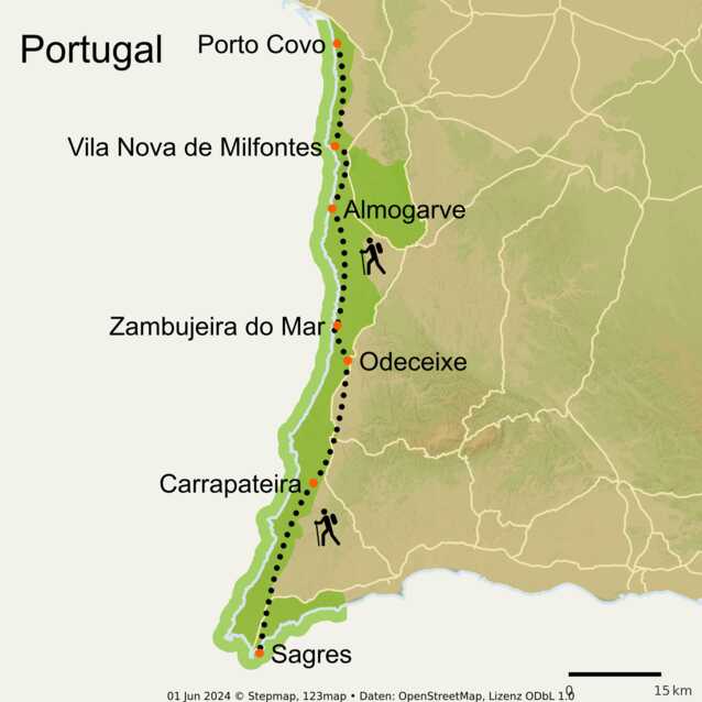 Stepmap-karte-rota-vicentina-teil-1