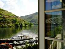 Vintage House in Pinhão-Ausblick aus dem Hotelzimmer auf das Flußufer des Douro