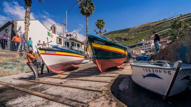 Hafenflair in Camara de Lobos