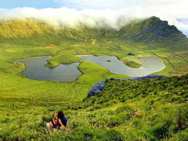 Ein echter Azoren Geheimtipp: Die Caldeira auf der Insel Corvo