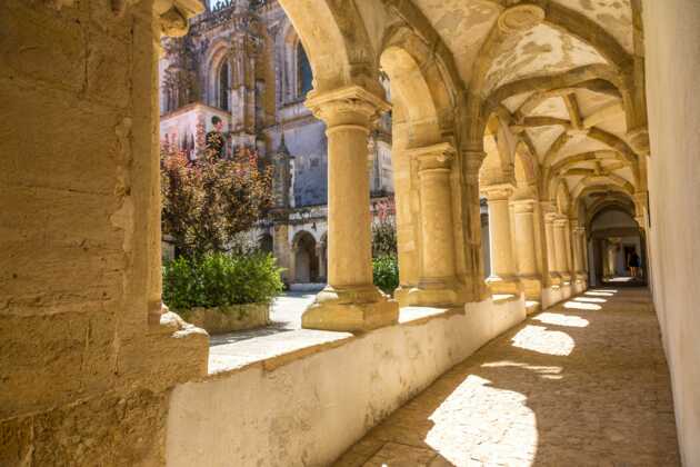 Der Convento de Cristo im Zentrum von Tomar, ein faszinierendes Beispiel für die beeindruckende Architektur und Geschichte des Templerordens und seit 1983 UNESCO Weltkulturerbe.