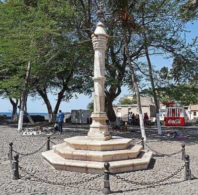 Der Pranger in Cidade Velha auf den Kapverden