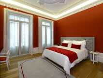 EMAJ Boutique Hotel- Doppelzimmer in rot