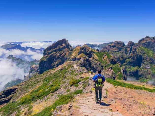 Wandern auf Madeira vom Pico do Arieiro zum Pico Ruivo