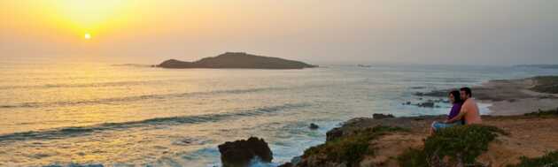 Sonnenuntergänge satt: im Süden Portugals und an Küste zwischen Lissabon und Faro.