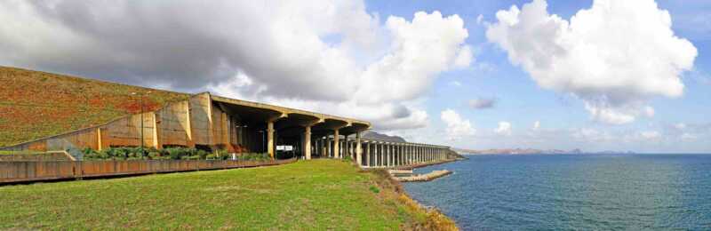 Flughafen in Portugal - auf  Stelzen gebaut - Madeira