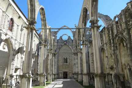 Die Ruinen des Convento do Carmo in Lissabon