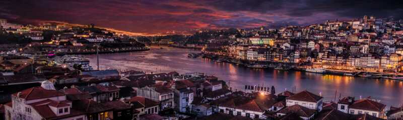 Porto am Fluss Douro, Portugal