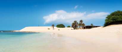 Ein phantastischer Strandspaziergang führt von Sal Rei auf Boa Vista zur Praia de Chaves