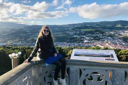 Terceira - Blick vom Monte Brasil auf Angra