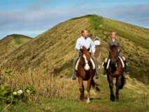 Trailreiten auf Lusitano-Pferden auf der Azoreninsel Faial