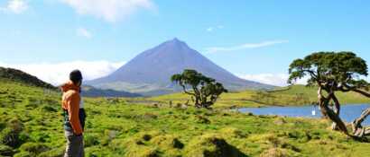 Der Vulkangipfel Ponta do Pico auf den Azoren