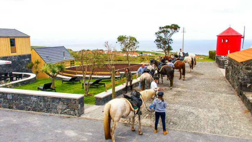 Trailreiten auf der Azoreninsel Faial