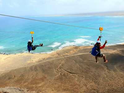Abenteuer Zipline Cabo Verde