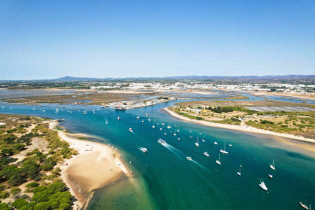 Eine der schönsten Orte an der Algarve Küste und ein lohnendes Ziel Ihrer Algarve Rundreise: der Naturpark Ria Formosa