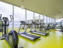 Hotel Atlantida Mar - Fitnessraum mit Meerblick