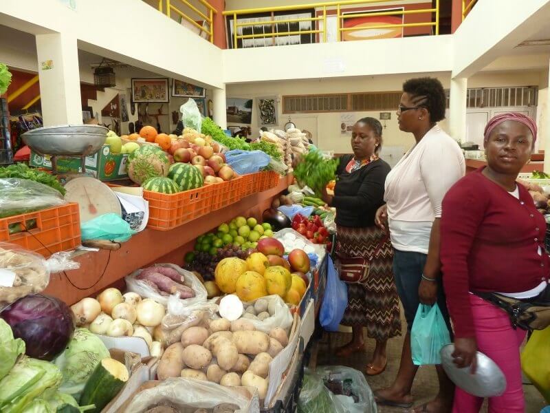Markt mit einheimischen Produkten Cabo Verde