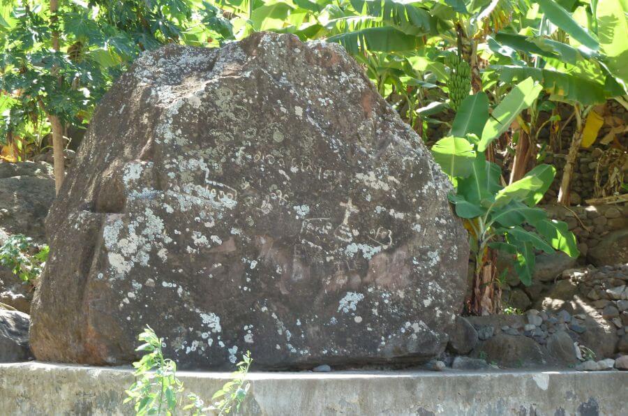 Die Felsinschriften von Pedra da Nossa Senhora auf der Kapverden-Insel Santo Antao