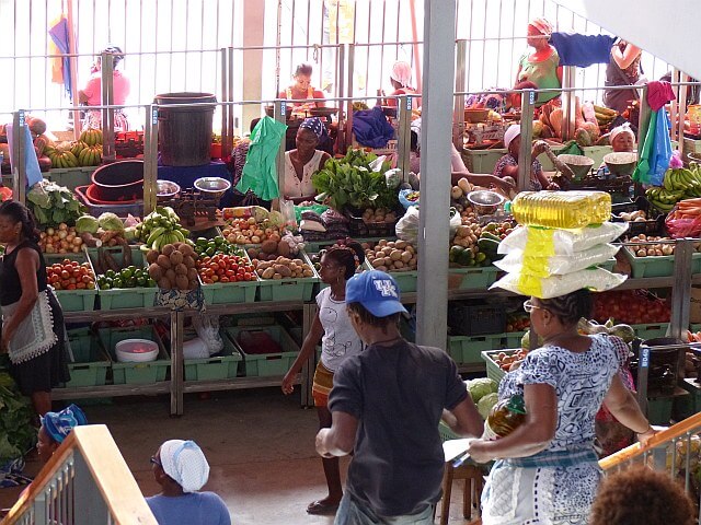 Marktszene auf Santiago, Kapverden