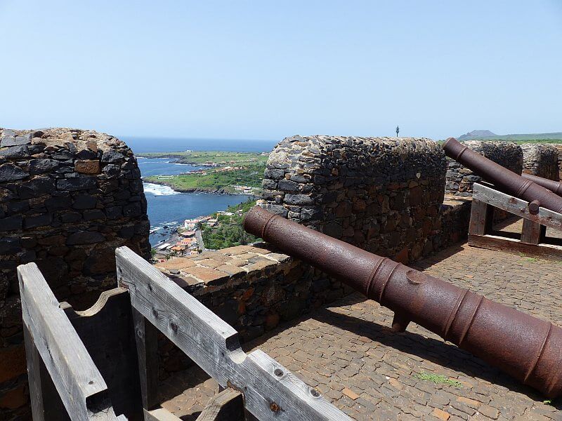 Blick von der Festung von Praia auf der Kapverden Insel Santiago