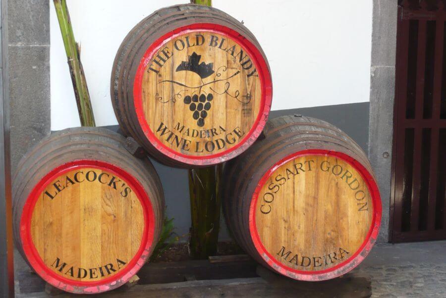 Madeira-Weinfässer