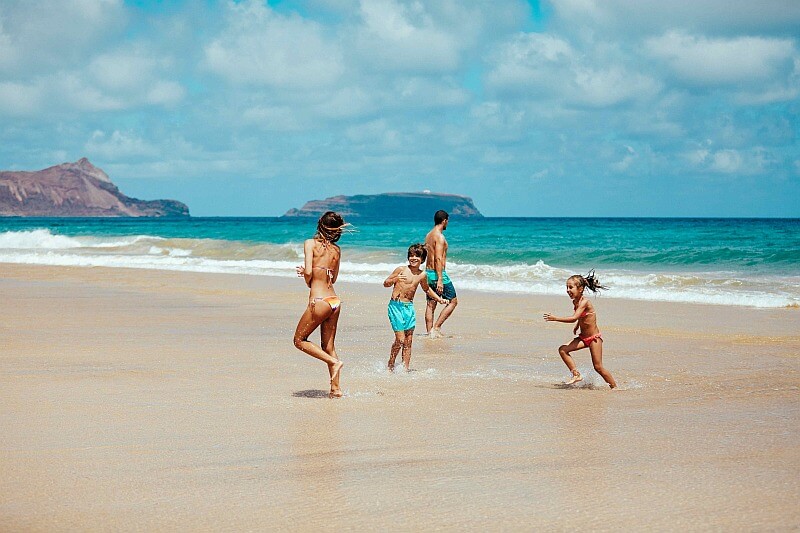 Familienurlaub am Strand von Porto Santo - 9 km goldener Sandstrand und klares Wasser des Atlantik