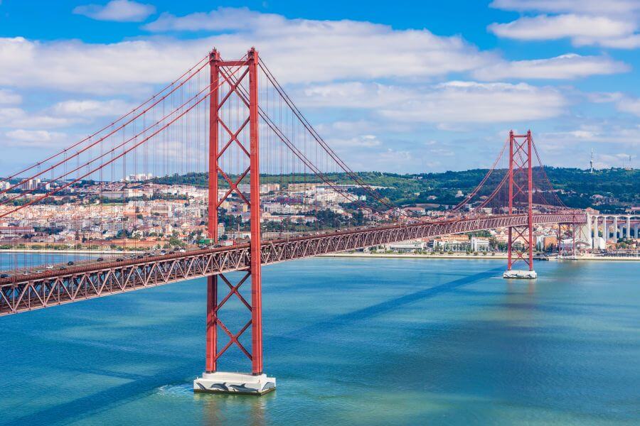 Brücke des 25. Aprils in Lissabon